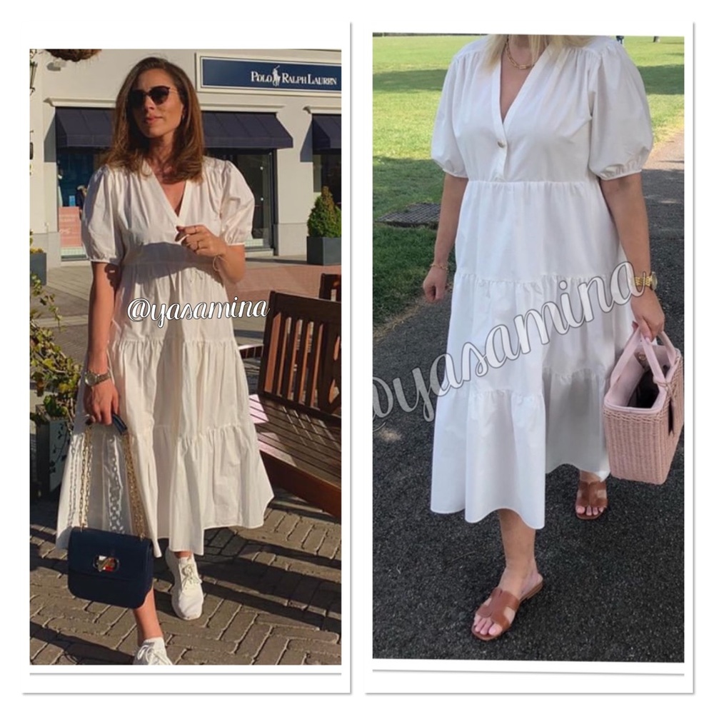 Zara cotton dress bloggers favorite - Picture 3 of 13